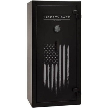 Liberty Safes Centurion 24 Flag w/ Brightview Lights and Handgun Hangers 24 Gun Safe - Black - $899.99 - $899.99