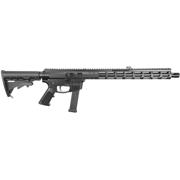 Foxtrot Mike Mike-9 9mm Ambi Billet Front Charging 16" Rifle, M4 Stock, Micro 4-Port Muzzle Brake, A2 Grip - $729.99 (Free S/H over $150) - $729.99