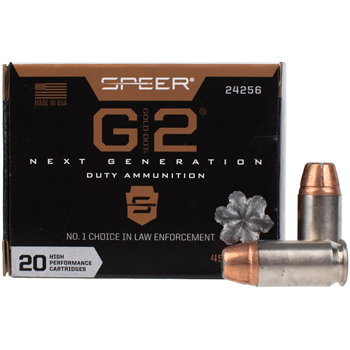 Speer Gold Dot G2 230 gr 45 ACP +P Ammunition - 20 Rounds - $26.54 - $26.54