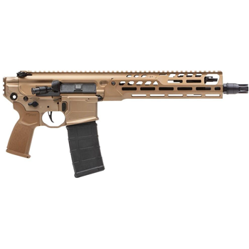Sig Sauer MCX SPEAR-LT 5.56 NATO 11.5" 1:7" Bbl Coyote Brown Pistol w/(1) 30rd Magazine PMCX-556N-11B-LT - $2499.99 ($9.99 S/H on firearms) - $2,499.99