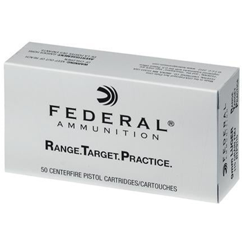 Federal Range And Target 9mm 115 FMJ 50Rnd - $13.29 - $13.29