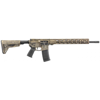 Ruger AR-556 MPR 5.56mm Semi-Auto Rifle with Frazzled Brown Cerakote Finish - $764.99 - $764.99