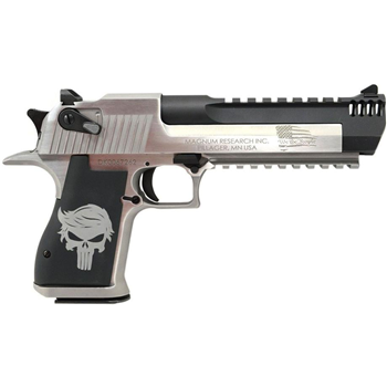 Magnum Research Desert Eagle Trump Punisher 50 AE Pistol, Brushed Stainless - DE50SRMBC3 - $2499.99 - $2,499.99