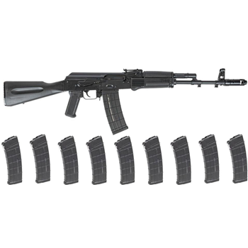 PSA AK-101 Classic Polymer Rifle w/ Toolcraft Trunnion, Bolt, Carrier, and 10 Magazines - $799.99 - $799.99