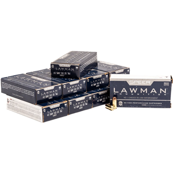 Speer Lawman Bulk .40 S&amp;W 180 Grain TMJ (500 Rounds) - $199.99 + Free Shipping - $199.99