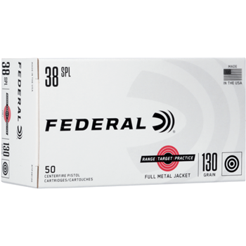 Federal 38 Special 130 Grain FMJ 50 Round - $24.99 - $24.99