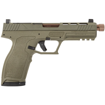 PSA 5.7 Rock Complete RK1 Optics Ready Pistol With Copper Threaded Barrel &amp; Lower 1/3 Day Sights, Sniper Green - $569.99 - $569.99