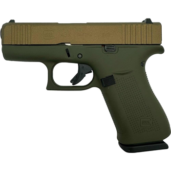 Glock 43X OD Green / Bronze 9mm 3.4" Barrel 10-Rounds GrabAGun Exclusive - $499.99 ($7.99 S/H on Firearms) - $499.99