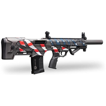 Panzer BP12 G2 12 Gauge Bullpup 20" Semi-Auto 5rd, Grey US Flag - $329.99 - $329.99