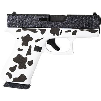 GLOCK 43X 9MM 3.41" GLITTER GUNZ TACTICAL COW - $574.99 - $574.99