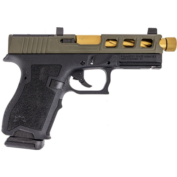  PSA Dagger Compact 9mm Pistol With SW3 RMR Slide &amp; TiN Spiral Fluted Barrel, 2-Tone Sniper Green - $339.99 + Free Shipping - $339.99