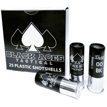 Black Aces Tactical 2.75" 00 Buckshot 12 Gauge Ammunition, 250 Round Case - $149.99 - $149.99