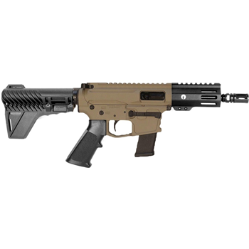P2A PATRIOT 5.5" 40 S&amp;W 1/16 Pistol Caliber Melonite M-LOK Pistol - For Suppressors - FDE/BLK - $663.99 after 20% - $663.99