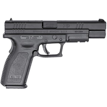 Springfield Armory Springfield Armory XD Full Size, 9Mm, 5" Barrel, Fixed Sights, Black, (2) 10-Rd, CA Compliant - $553.94 - $553.94