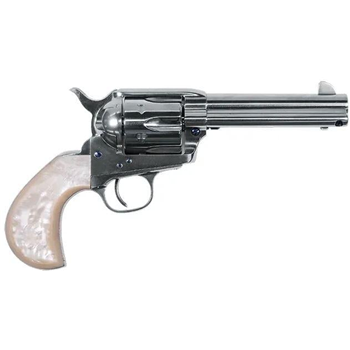 UBERTI 1873 Cattleman Doc Holliday 45 LC 4.75" 6rd Revolver - Stainless / Pearl White - $868.99 (Free S/H on Firearms) - $868.99