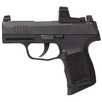 SIG SAUER P365 380 ACP 3.1" 10rd Pistol w/ RomeoZero Elite Red Dot &amp; Siglite Night Sights - Black - $679.99 (Free S/H on Firearms) - $679.99