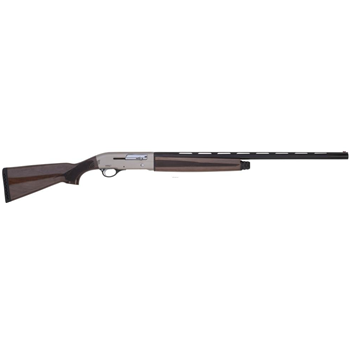 Tristar Raptor Semi Auto Shotgun 12 GA 28-inch 5Rds - Silver Receiver With Wood Stock - $379.99 ($7.99 S/H on Firearms)