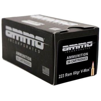 Ammo Inc .223 REM 60gr V-MAX, 50rd - 223060VMX-A50 - $19.99 - $19.99