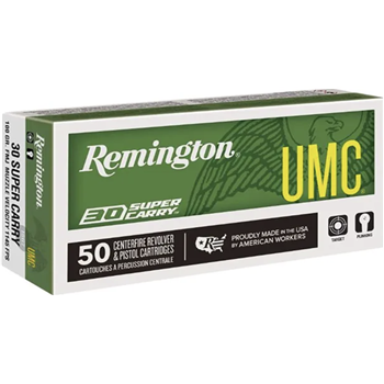 Remington 30 Super Carry 100gr Full Metal Jacket 50/Box - $18.79 - $18.79