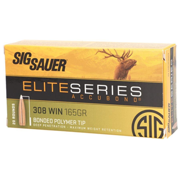 Sig Sauer, Inc. 308 Winchester 165gr AccuBond Polymer Tip 20/Box - $32.76 - $32.76