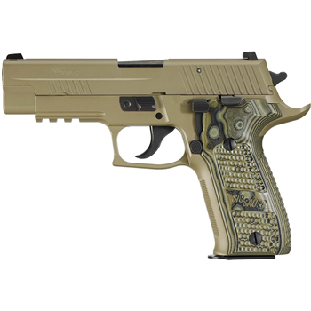 SIG SAUER P226 Scorpion 9mm 4.4" 10rd Pistol - CA Compliant - FDE Green G10 Grips - $1299.99 (Free S/H on Firearms) - $1,299.99