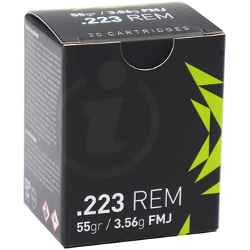 Igman 223 Remington 55GR Full Metal Jacket - 20 Rounds - $11.25 - $11.25