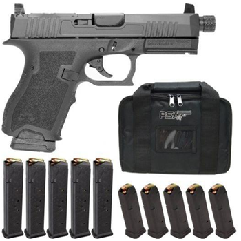 PSA Dagger Compact 9mm RMR Threaded Barrel &amp; SHDS Pistol w/ 10 PMAG 27rd/15rd Magazines &amp; PSA Pistol Bag - $399.99 - $399.99