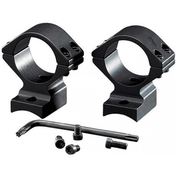 Browning A-Bolt Integral Mounting System Base/Rings 1" Standard Low Aluminum Matte Black - $26.99 - $26.99