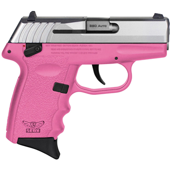 SCCY INDUSTRIES CPX-4 380 ACP 2.96" 10rd Pistol - Pink / Stainless Steel - $181.99 (Free S/H on Firearms) - $181.99