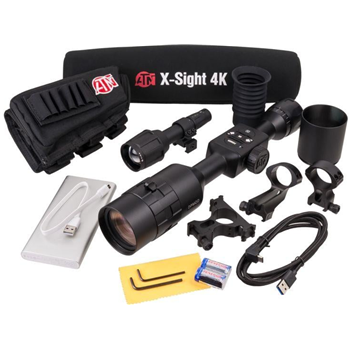 ATN OPMOD X-Sight 4K Pro 5-20x Smart Ultra HD Day/Night Hunting Rifle Scope w/ Free Battery Pack - Factory DEMO - $612.99 - $612.99
