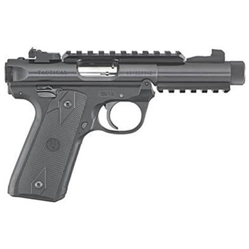 Ruger Mark IV 22/45 Tactical .22 LR 4.4" Barrel 10-Rounds - $500.90 w/code "shootingsurplus" - $500.90