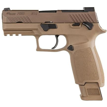 Sig Sauer P320 M18 9mm 3.90" Barrel 21 Rnds Coyote Brown - $617.49 w/code "shootingsurplus" - $617.49