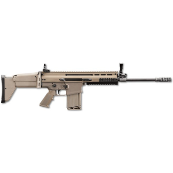 Used FN SCAR 17S Non Reciprocating Charging Handle 7.62x51mm 16.25" barrel 10-Rounds FDE Adjustable Sights - $3100 - $3,100.00