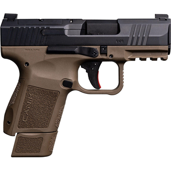 Canik METE MC9 Flat Dark Earth/Black 9mm 3.18" Barrel One 15-Round Mag One 12-Round Mag Optics Ready - $399.99 ($7.99 S/H on Firearms) - $399.99