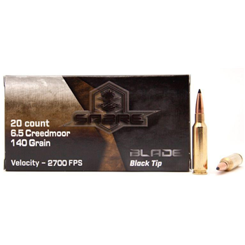 AAC "Sabre Blade Black Tip" 6.5 Creedmoor 140 Grain 20rd Box Ammunition - $19.99 - $19.99