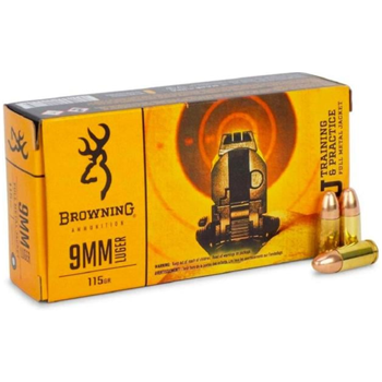 Browning B191800092 TP 9mm Luger 115 Grain FMJ Ammo - 1000 round case - B191800092 - $254.99 - $254.99