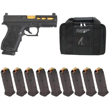 PSA Dagger Complete SW1 RMR Pistol W/ Gold Barrel &amp; 10 15RD Mags, Black DLC - $399.99 - $399.99