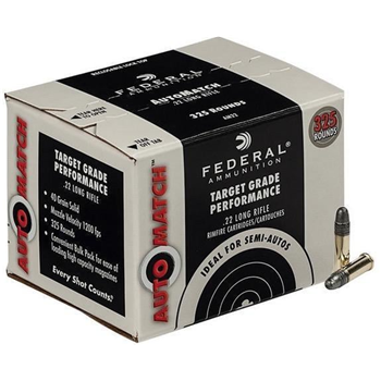 Federal Automatch Target 22 LR 40gr LRN 3575 Rounds (11 boxes) - $178.89 w/code "CART30" - $178.89