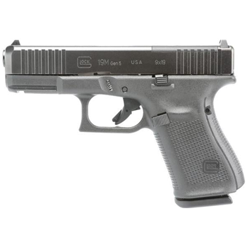 Glock G19m MOS Gen5 9mm 4.02" Barrel 15-Rounds Black - $620.18 - $620.18