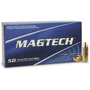 MagTech Sport Shooting 9mm 115 Grain 50-Rounds FMJ - $11.99 ($12.99 flat rate S/H) - $11.99