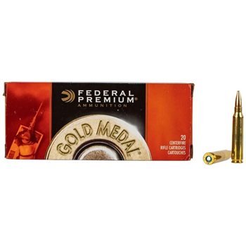 Federal Gold Medal 223 Remington 77gr MatchKing Boat Tail Hollow Point Ammo - Box of 20 - $19.99 - $19.99