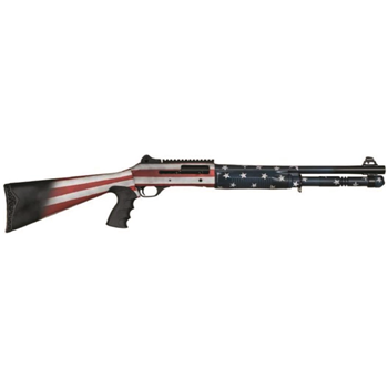 G-Force Tactical GF4 12 Ga 5 Rd 18.5" Shotgun USA Flag - $299.99 - $299.99