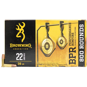 Browning 22 Long Rifle, 36 Grain, 800/Box - $39.99 - $39.99
