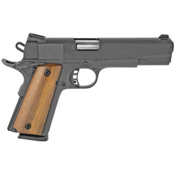 Rock Island Rock Standard FS .45 ACP 5" Barrel 8-Rounds Rubber Grips - $447.99 ($9.99 S/H on Firearms) - $447.99
