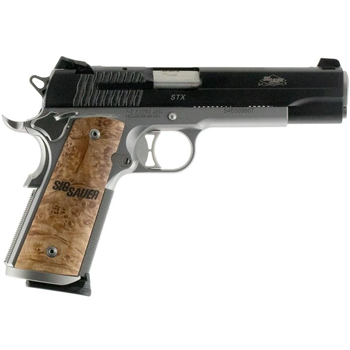 Sig Sauer STX Full Size Black / Stainless .45 ACP 5" Barrel 8-Rounds - $1137.99 ($9.99 S/H on Firearms) - $1,137.99