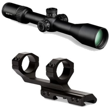 Vortex Strike Eagle 3-18x44 w/ EBR-4 MRAD Reticle &amp; Vortex Sport Cantilever 30mm Ring Mount, 2-Inch Offset - $269.99 - $269.99