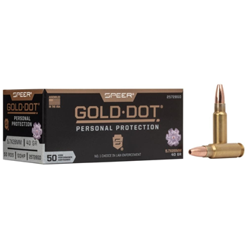 Speer Gold Dot Personal Protection 5.7x28 Ammo 40 Gr 50rds - $39.99 - $39.99