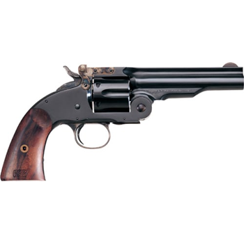 UBERTI 1875 Top Break 2nd 38 Spl 5" Blue Steel 6rd CH TG - $1121.99 (Free S/H on Firearms) - $1,121.99