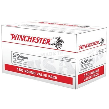 Winchester 5.56 NATO 55gr FMJ USA White Box 150 Rounds - $69.99 ($52.5 after 25% off with MIR) - $52.50