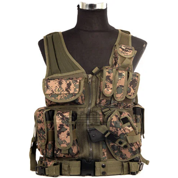 Lancer Tactical CA-310D Fully Adjustable Digital Marpat Cross Draw Vest - $29.98 - $29.98